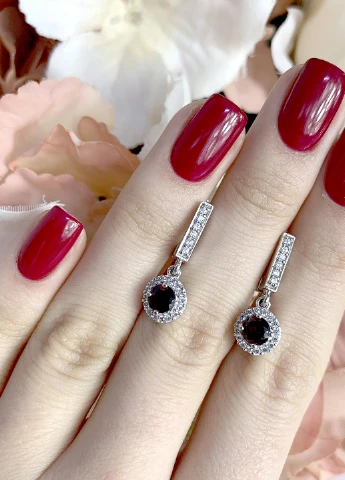 Сережки Silver Flame (164342439)