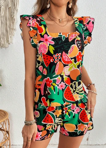 Костюм (блуза, шорти) SHEIN (316149661)