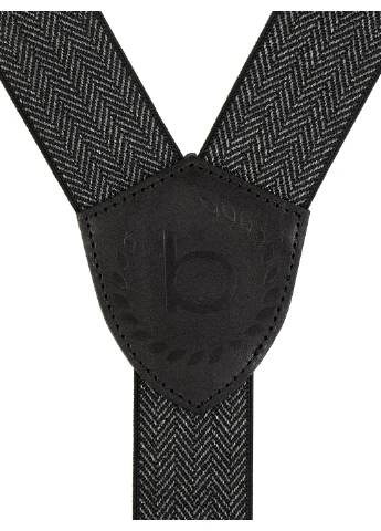 Чоловічі підтяжки Чорні Bugatti (253724155)