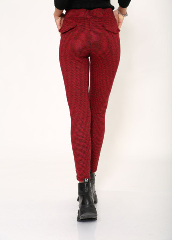 Красные кэжуал демисезонные брюки Ager