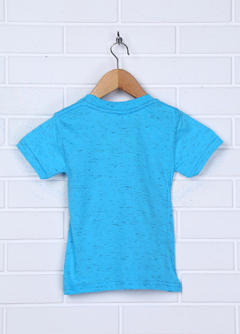 Блакитна літня футболка з коротким рукавом Dofa Kids