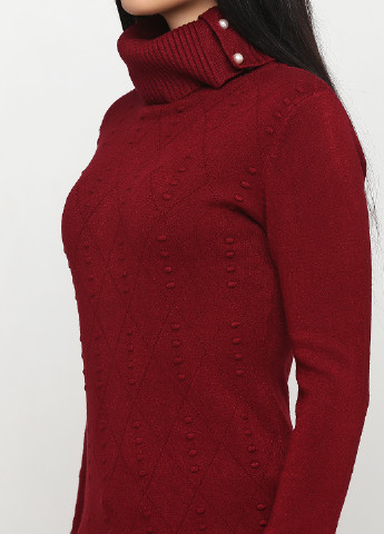 Бордовый демисезонный свитер Made in Italy