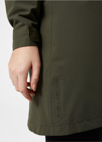Оливкова (хакі) демісезонна куртка 53652-431 Helly Hansen mono material insulated rain coat