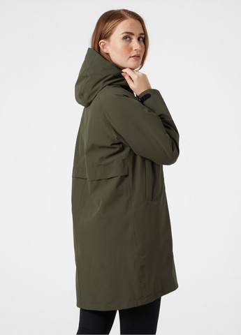Оливкова (хакі) демісезонна куртка 53652-431 Helly Hansen mono material insulated rain coat