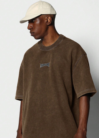 Коричнева футболка SHEIN