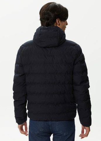 Темно-синяя демисезонная куртка Lacoste