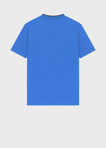 Голубая летняя футболка N°21