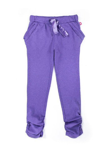 Фиолетовые кэжуал демисезонные зауженные брюки Coccodrillo