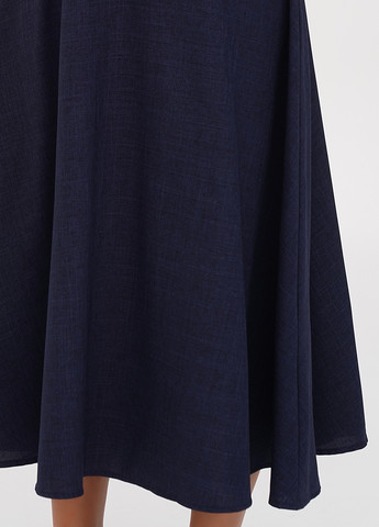 Темно-синяя кэжуал меланж юбка Laura Bettini клешированная