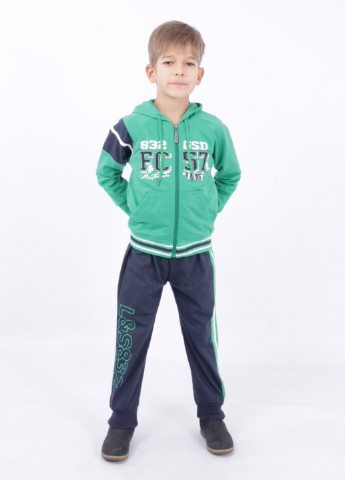 Зеленый демисезонный спортивный костюм DiDi Cerf