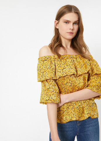 Жёлтая блуза KOTON