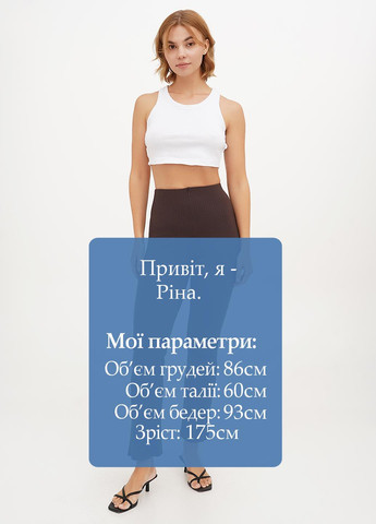 Темно-коричневые демисезонные леггинсы H&M