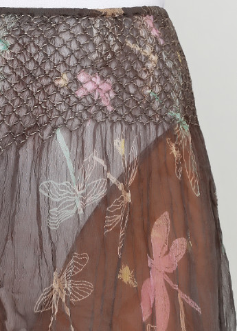 Серая кэжуал цветочной расцветки юбка Killah