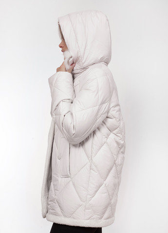 Молочна зимня куртка Qarlevar