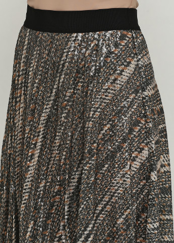Разноцветная кэжуал с абстрактным узором юбка Rinascimento плиссе
