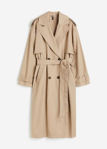 Плащ H&M тренчкот на гудзиках демісезон (365716719)