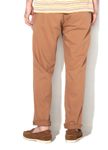 Темно-бежевые кэжуал демисезонные чиносы брюки United Colors of Benetton