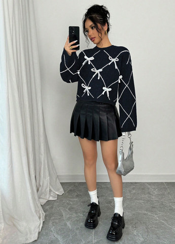 Чорний демісезонний джемпер джемпер SHEIN