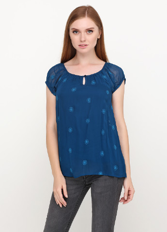 Синя літня блуза Zero