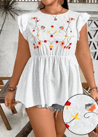 Белая блуза SHEIN