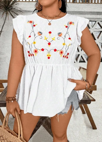 Белая блуза SHEIN