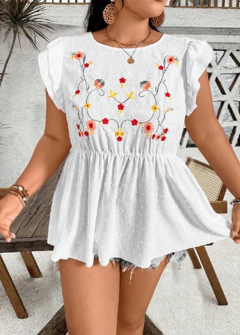 Белая блуза SHEIN
