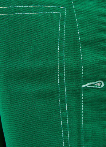 Зелена літня жіноча сорочка джинсова Bershka