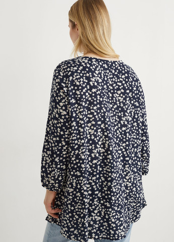 Тёмно-синяя блуза C&A