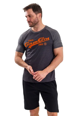 Серая футболка Gold's Gym