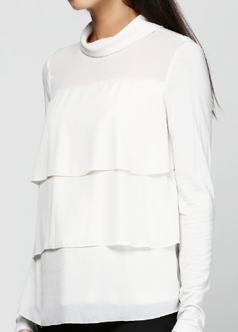 Белая летняя блуза Comma