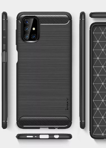 TPU чехол Slim Series для Samsung Galaxy M51 Черный (is_00000040053_3) iPaky (238479128)