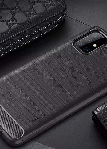 TPU чехол Slim Series для Samsung Galaxy M51 Черный (is_00000040053_3) iPaky (238479128)