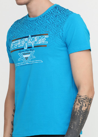 Блакитна футболка Romix