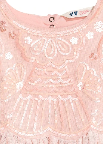 Персиковое платье H&M (59511266)