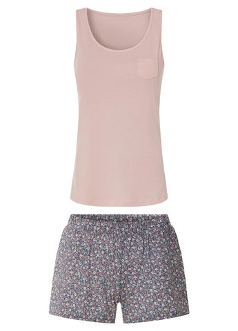 Пудрова всесезон піжама (майка, шорти) майка + шорти Esmara