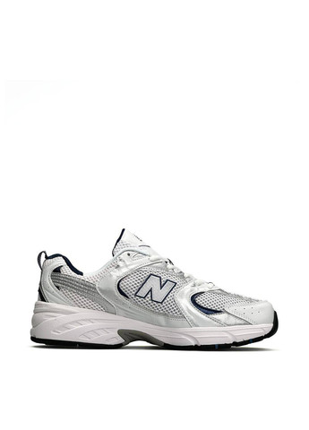 Серые демисезонные кроссовки New Balance 530 Silver Navy White