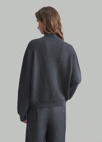 Темно-синій демісезонний светр SHEIN