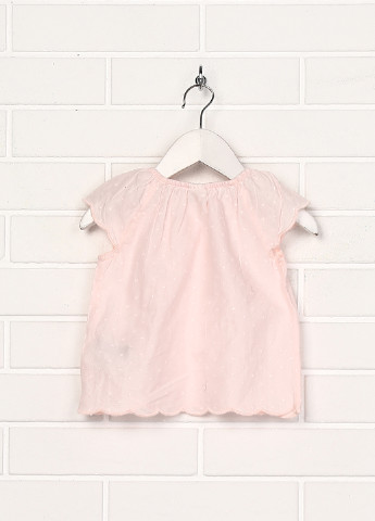 Светло-розовая блузка с коротким рукавом H&M летняя