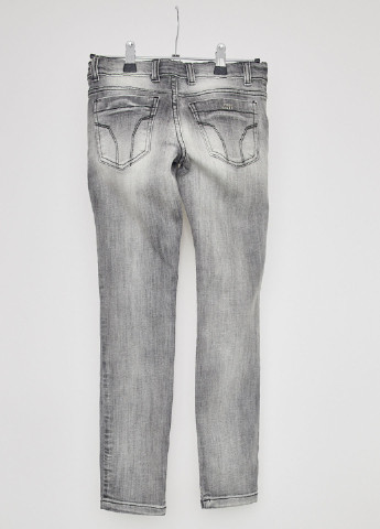 Серые демисезонные со средней талией джинсы Miss Sixty