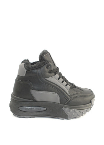 Зимние ботинки No Brand светоотражающие детали из искусственной кожи