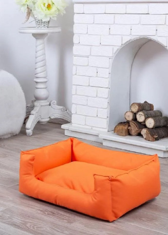 Лежак лежанка для котов и собак спальное место 60х45х20 см (13601-Нов) Оранжевый Francesco Marconi (251086697)