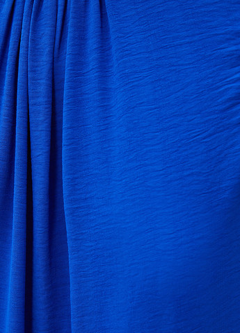 Синее кэжуал платье а-силуэт KOTON однотонное