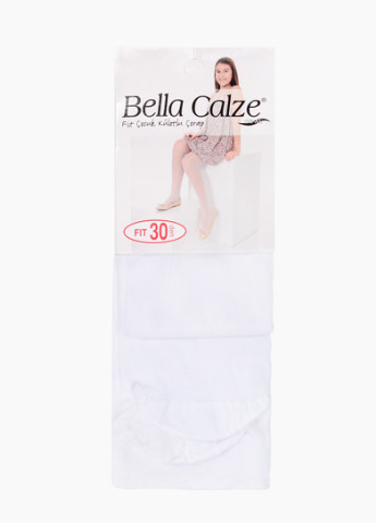 Колготы Bella Calze белые кэжуалы