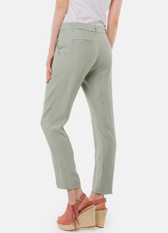 Оливково-зеленые кэжуал демисезонные брюки MR 520