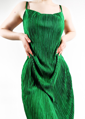 Зеленое кэжуал платье Boohoo однотонное