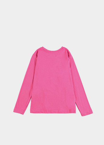 Малиновый демисезонный кэжуал лонгслив Piazza Italia с надписями