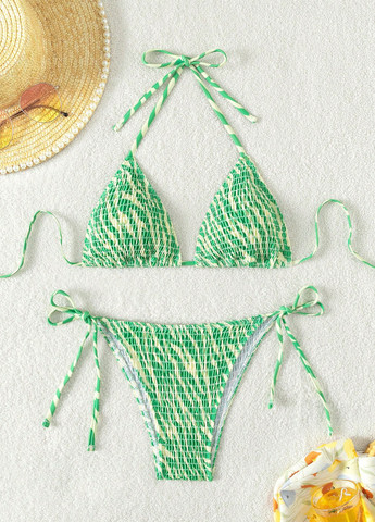 Комбінований літній купальник (ліф, трусики) роздільний SHEIN