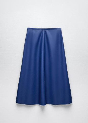 Синяя повседневный юбка Zara колокол