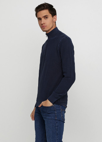 Темно-синій демісезонний светр джемпер Cashmere Company