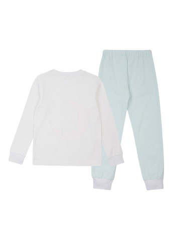 Зелена всесезон піжама (лонгслів, штани) лонгслів + брюки Garnamama